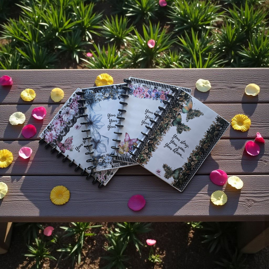 full collection of 2026 discbound monthly dated planners in Whisper Dreams Azure Blooms Arbor Designs and Celestial Blooms