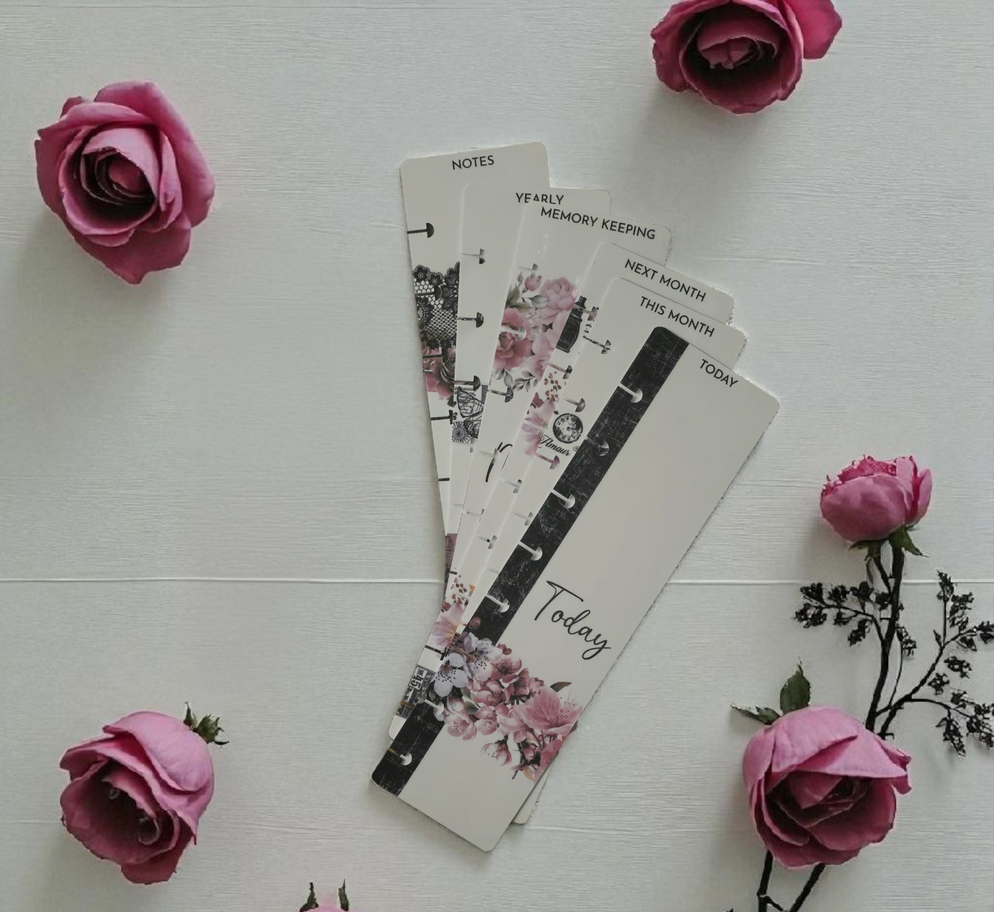 Dashboard Set - Boutique Laminated Tabs (Set of 6)