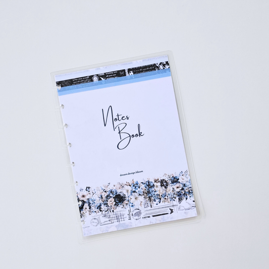 A5 Discbound Notes Book | Azure Blooms