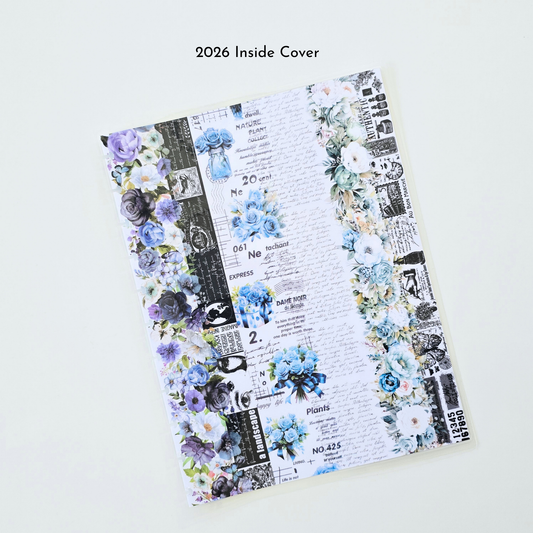 Discbound Planner Covers | Azure Blooms