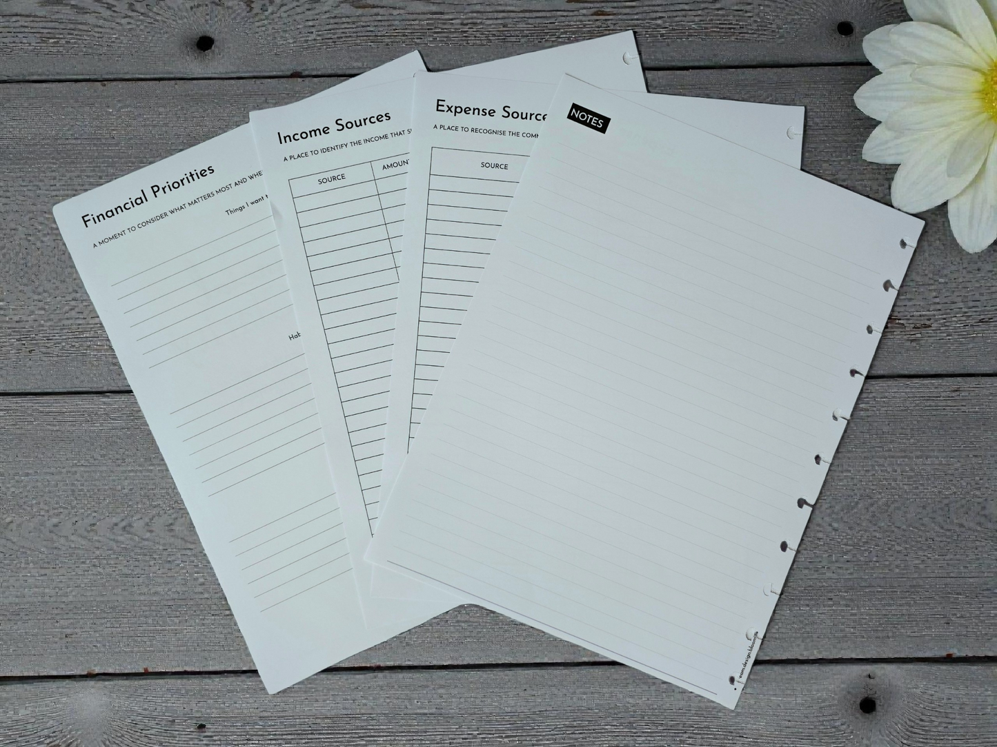 Financial Clarity Inserts | Signature Designs
