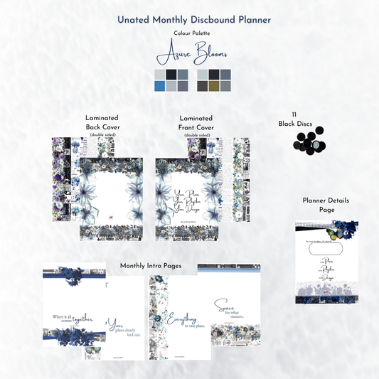 Undated Discbound Monthly Planner
