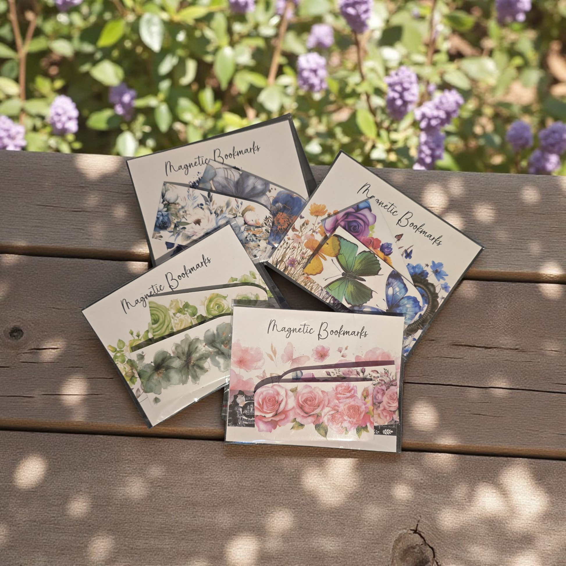 packaged magnetic discbound planner bookmarks by dream.design.bloom, boutique discbound planner accessories ready to ship