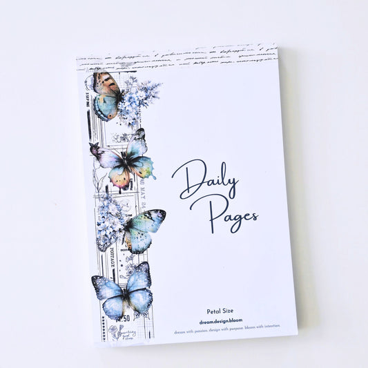 Today Desk Pad | Azure Blooms