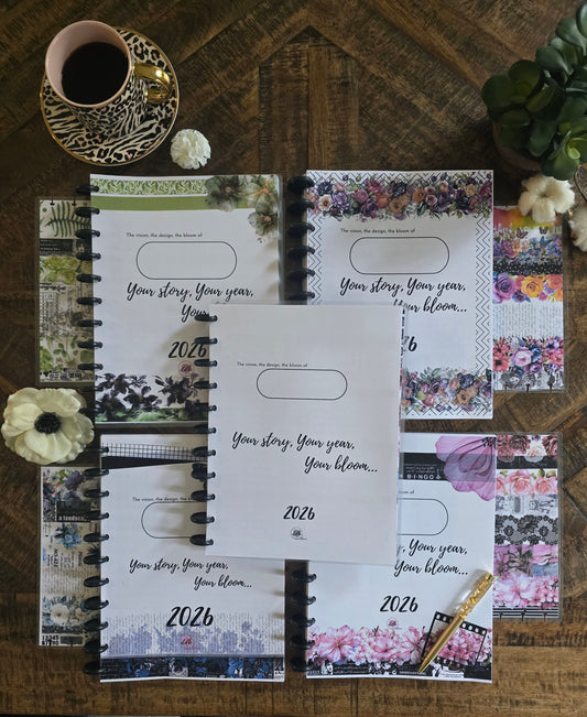 How to Put Your dream.design.bloom Discbound Planner Together