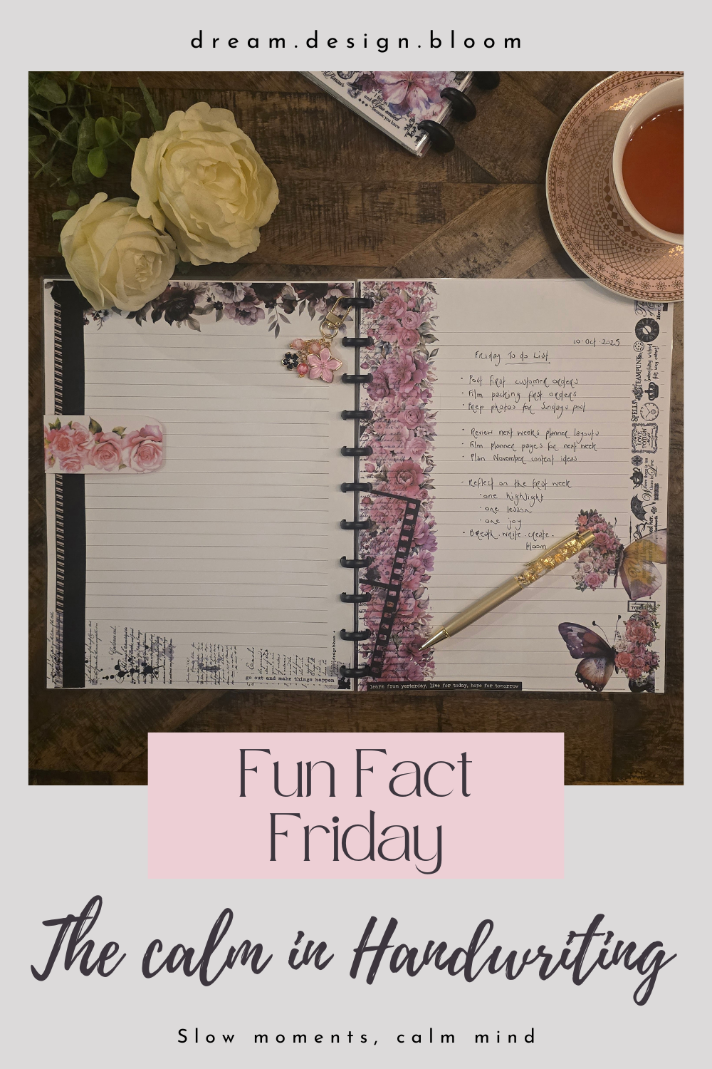 Fun Fact Friday | The Calm and Clarity of Writing by Hand