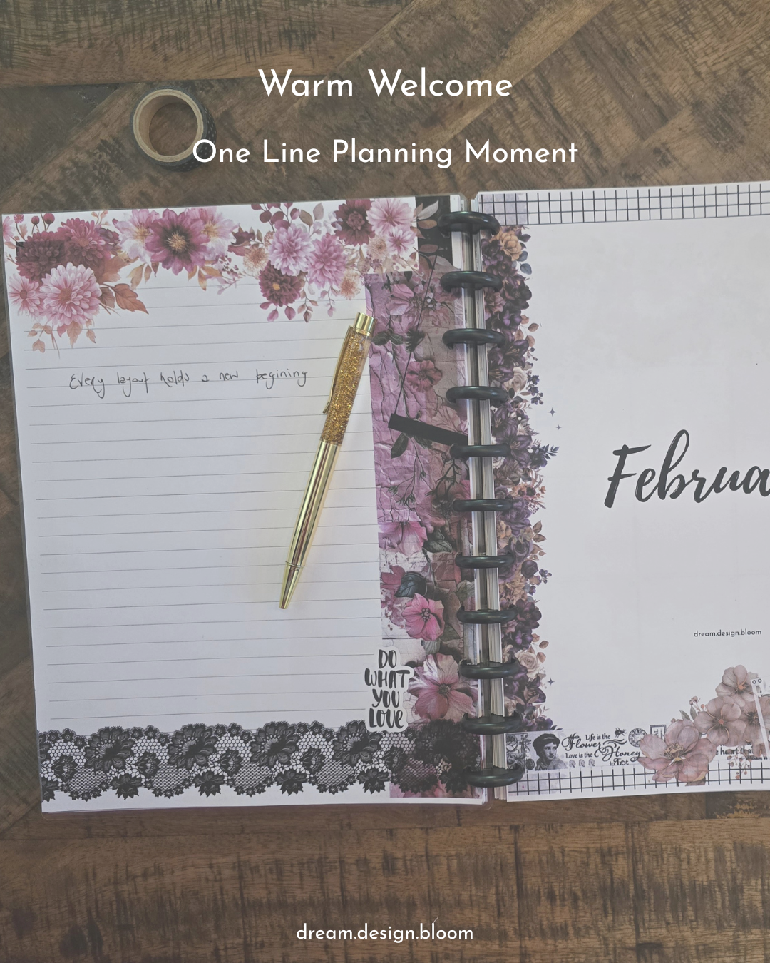 Warm Welcome | One Line Planning Moment
