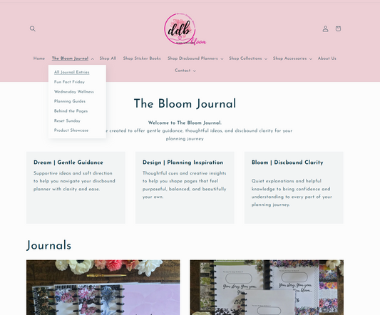 Welcome to The Bloom Journal