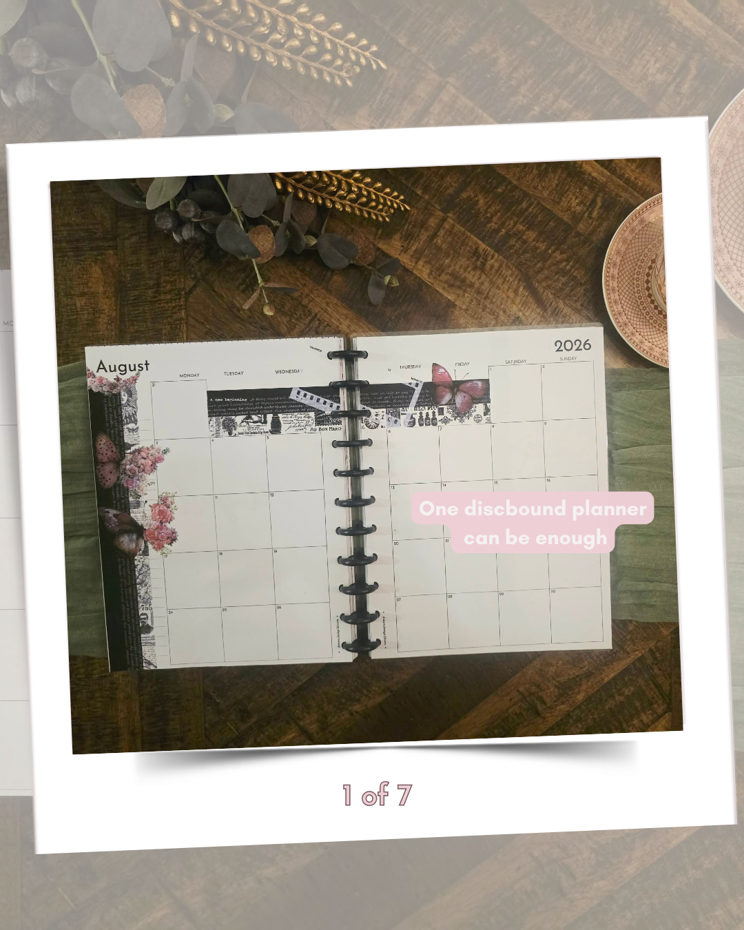 One Planner Is Enough | How a Discbound Planner Adapts to Your Life