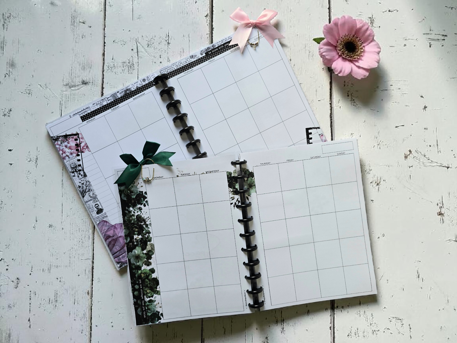 Monthly Discbound Planner | Undated