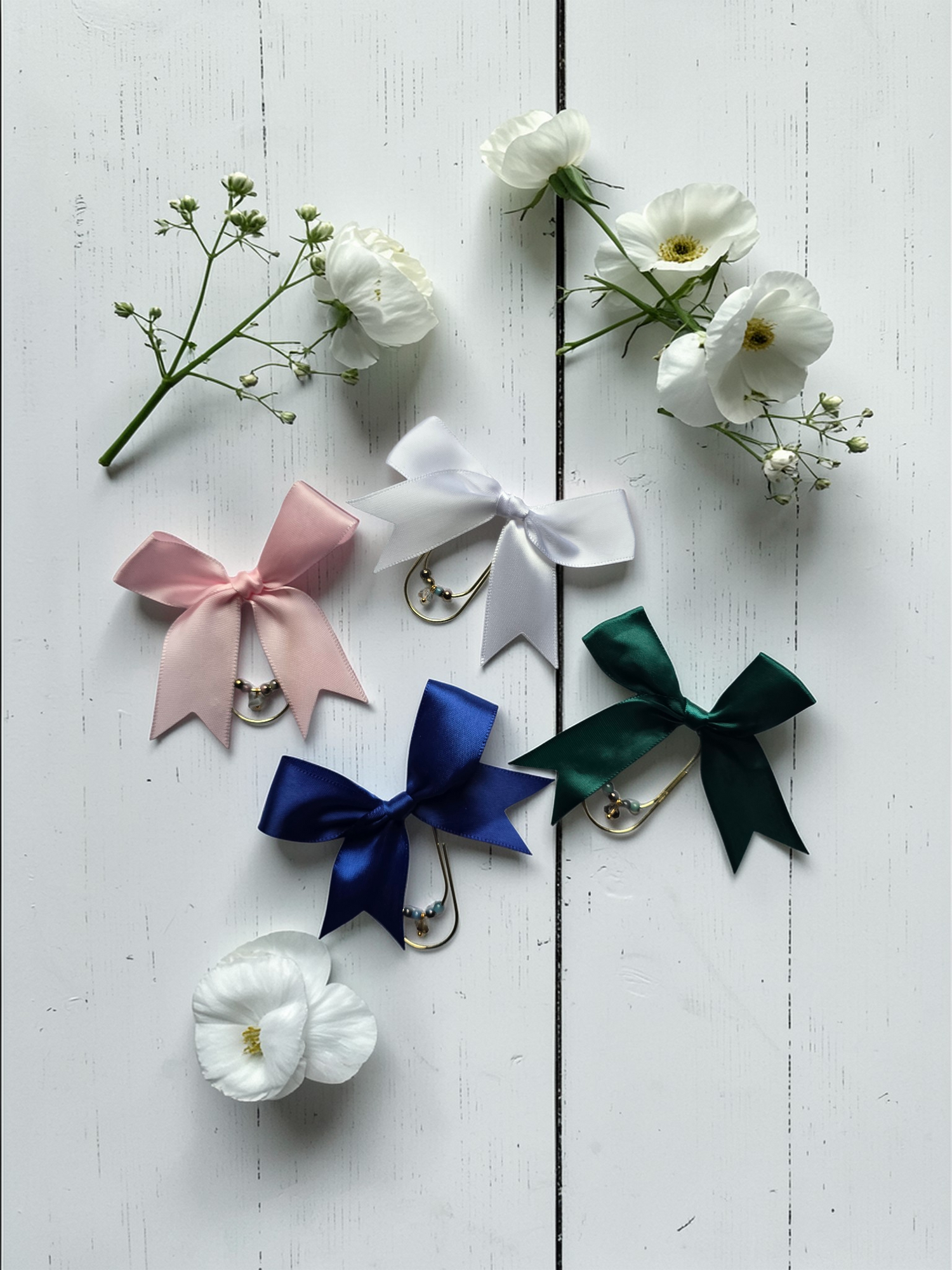 Bow Petal Clips