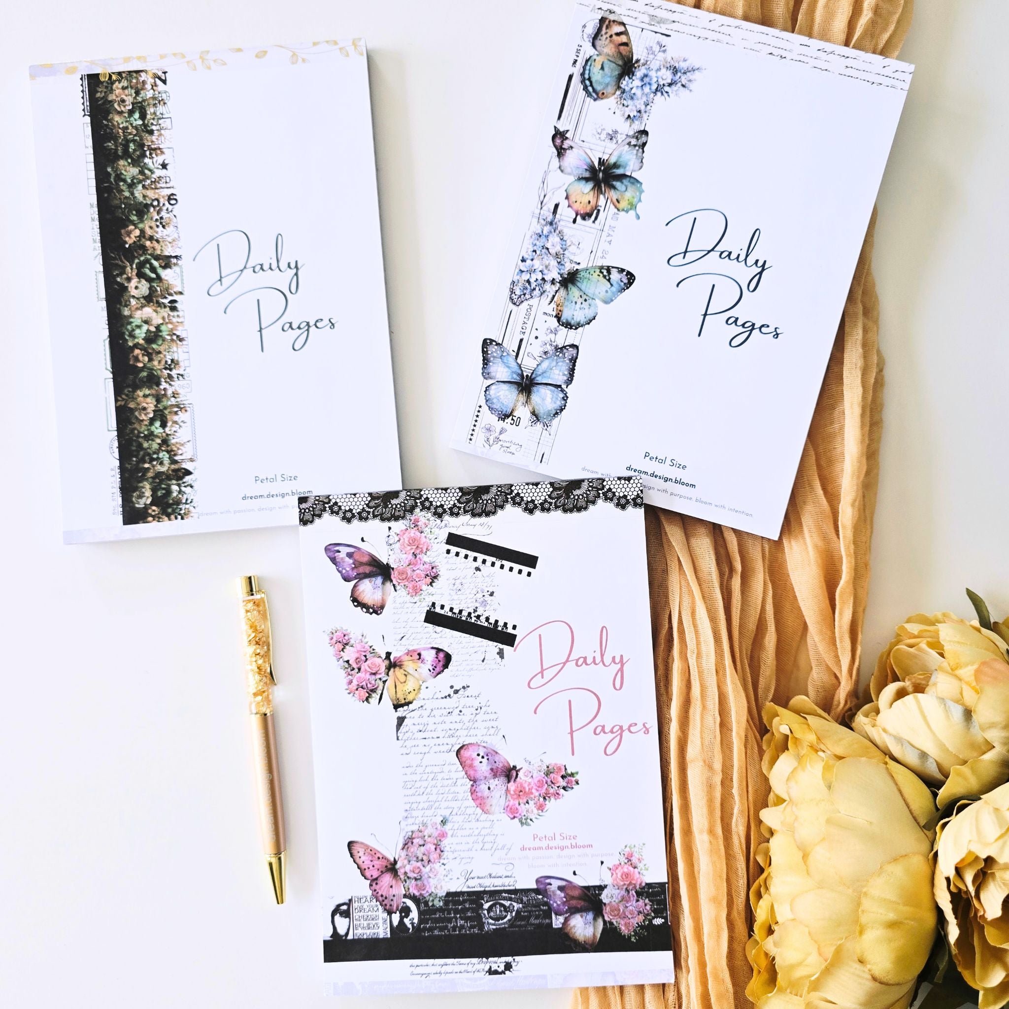 A5 Today Desk Pad for Daily Planning | dream.design.bloom