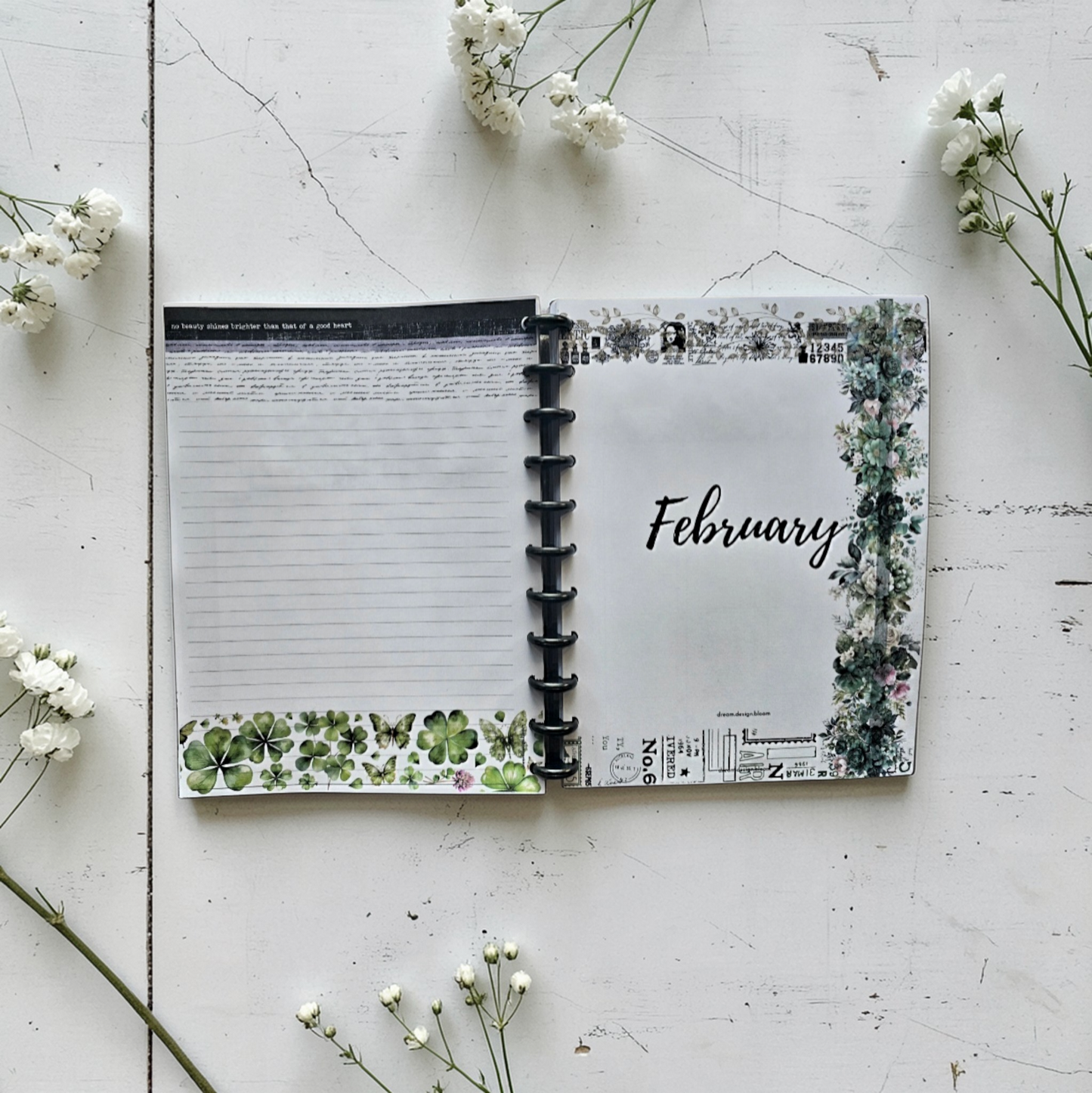 Dated Discbound Monthly Planner
