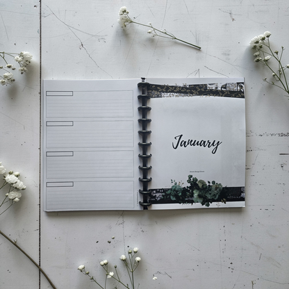 Dated Discbound Monthly Planner