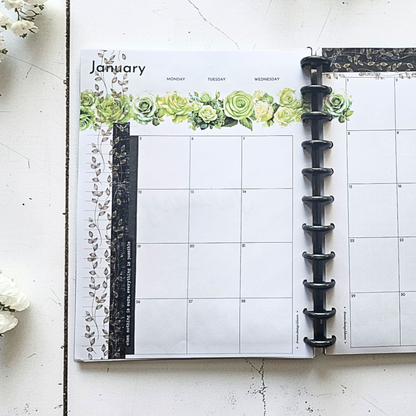 Dated Discbound Monthly Planner