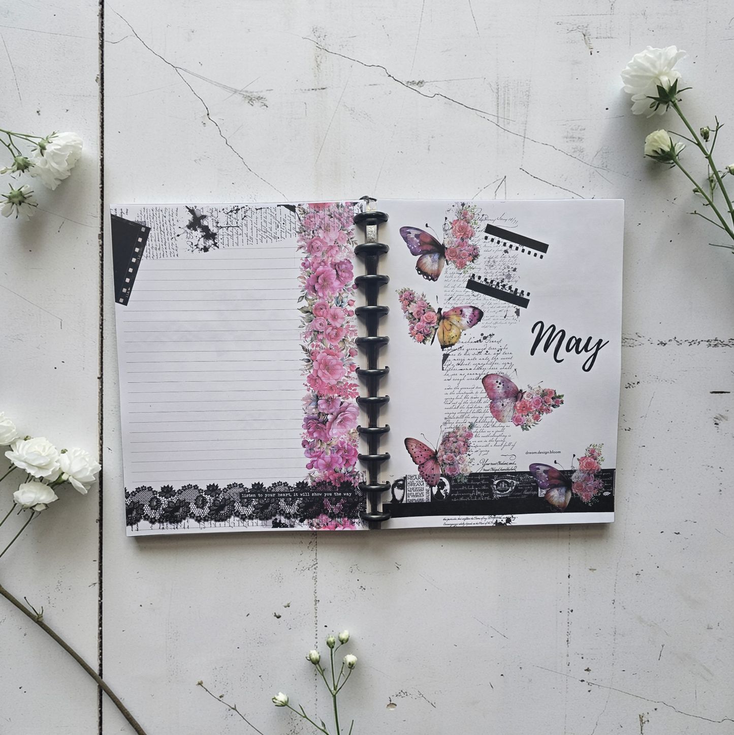 Dated Discbound Monthly Planner