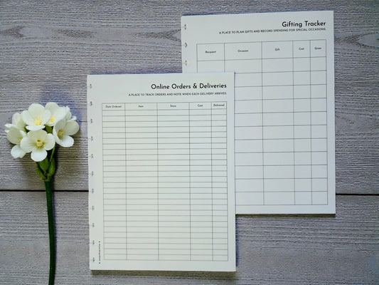 Financial Lifestyle Planning Inserts | Signature Designs