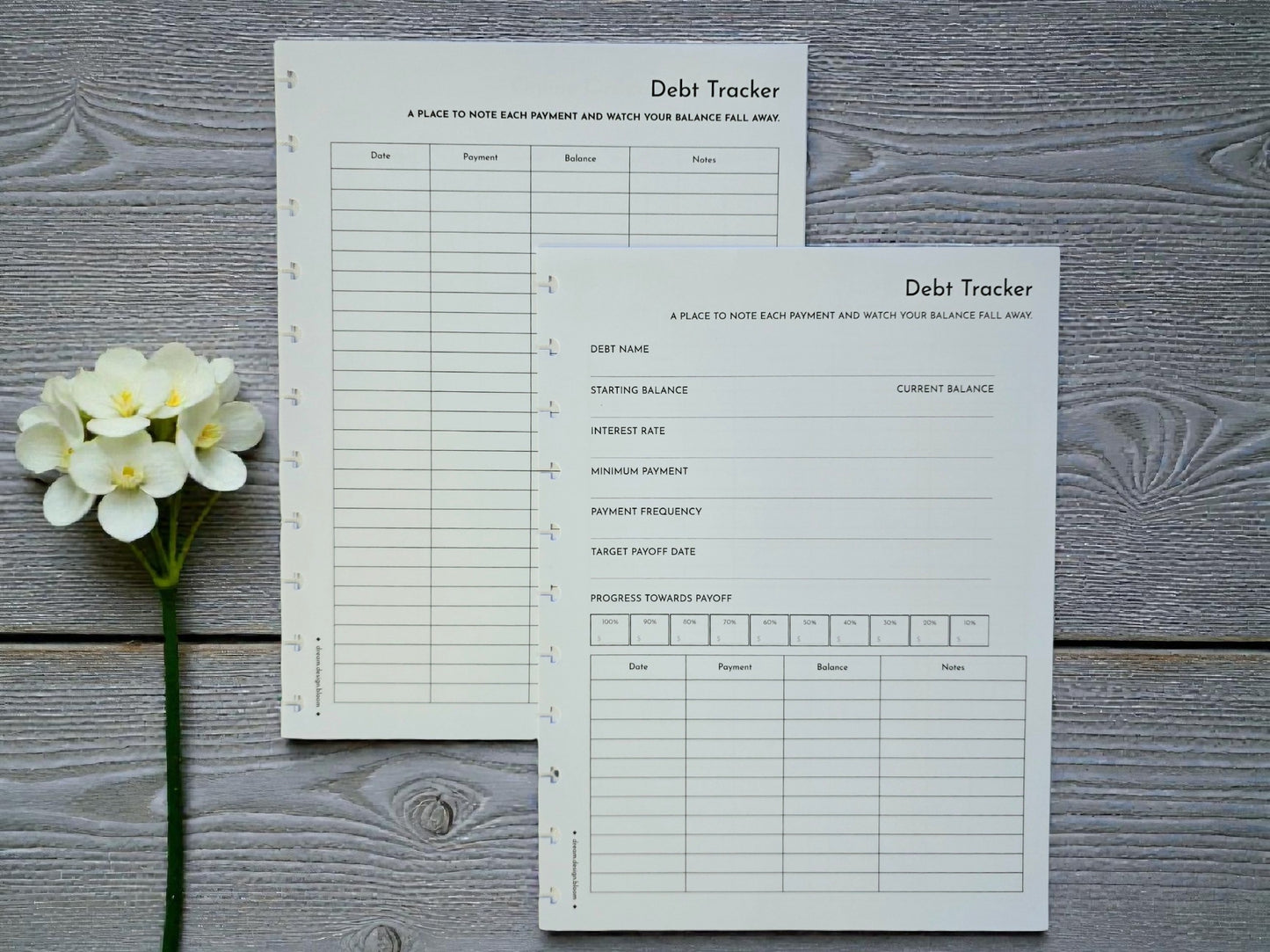 Financial Goals Pack | Signature Dreams
