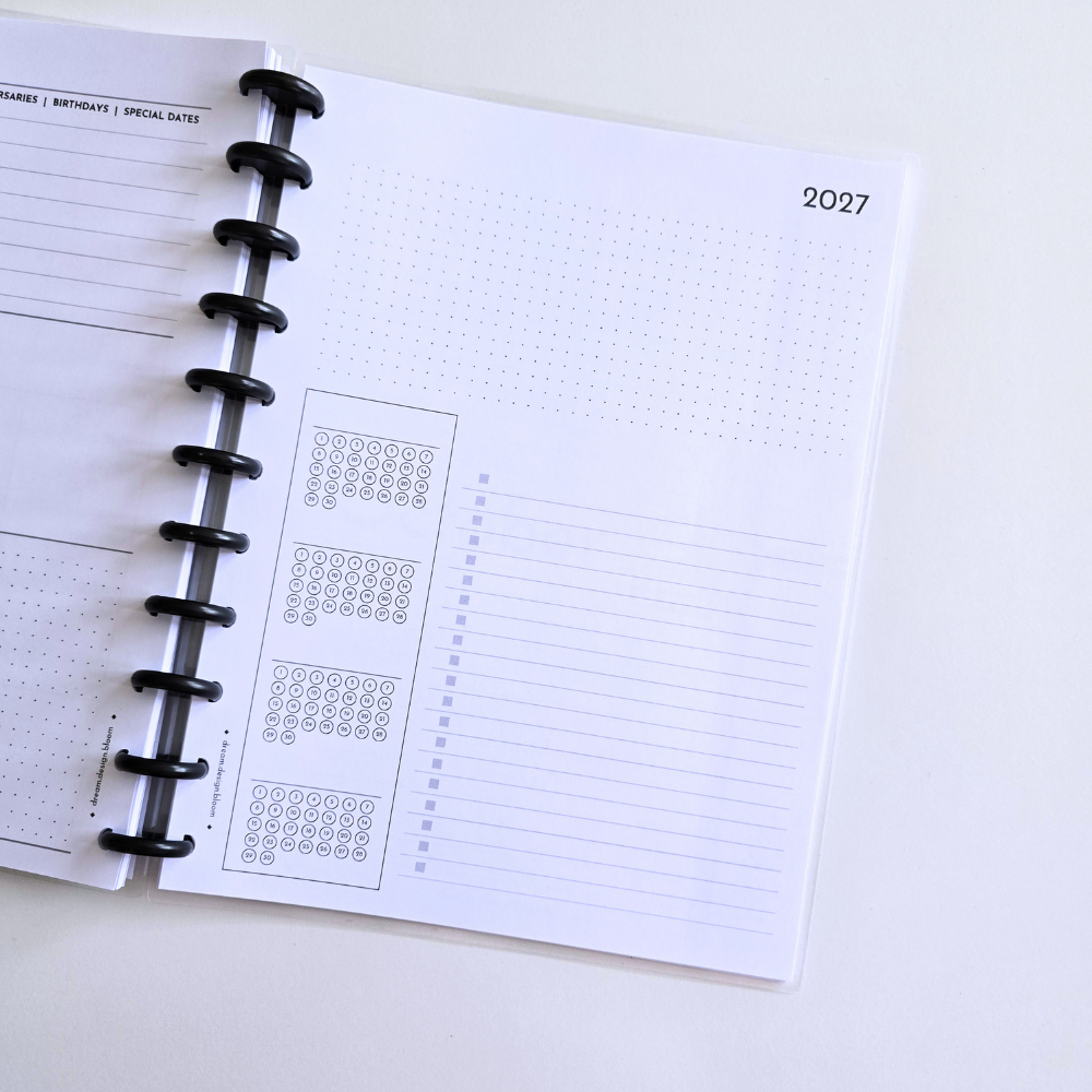 2027 Dated Discbound Planner | Signature Designs