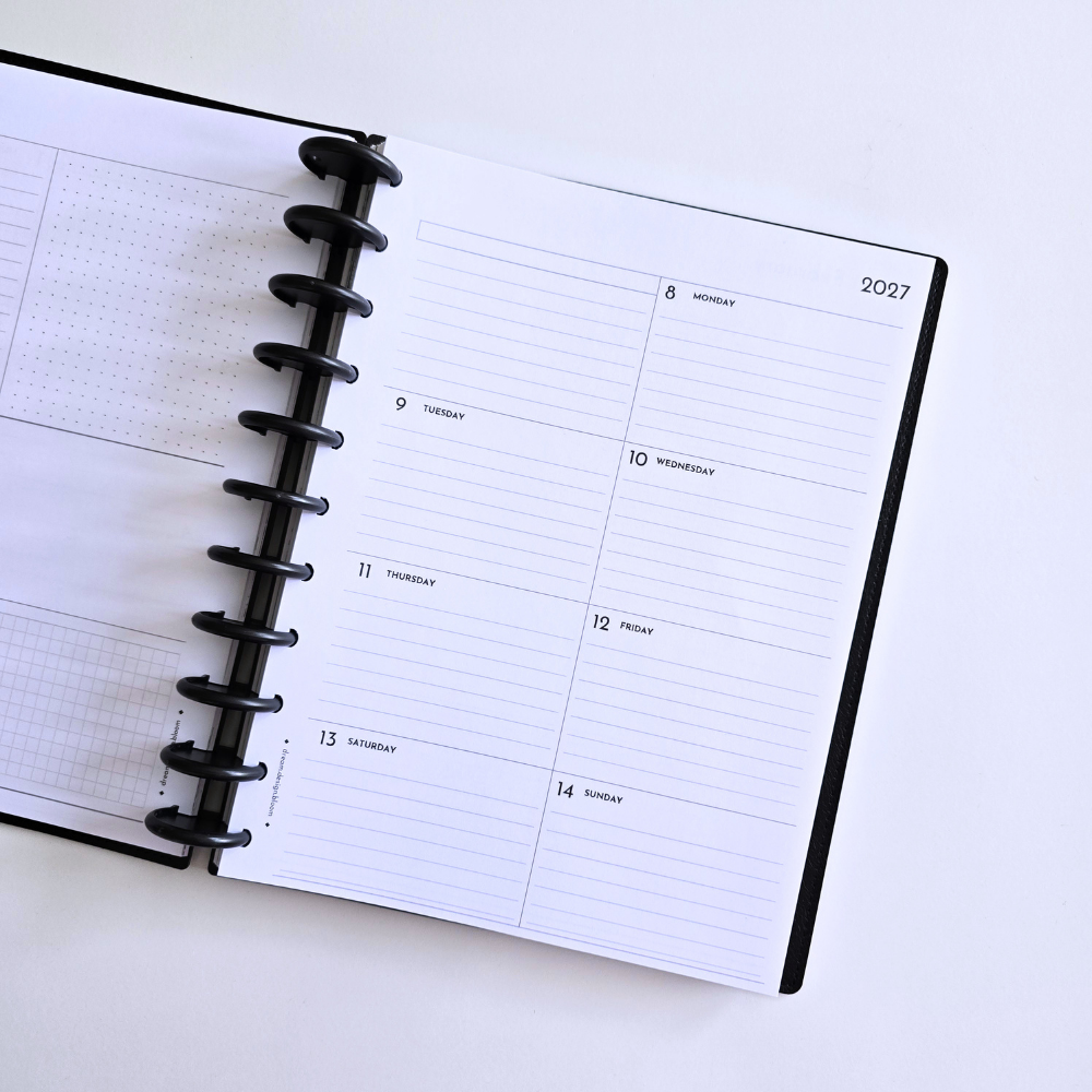 2027 Weekly Discbound Extension | Azure Blooms
