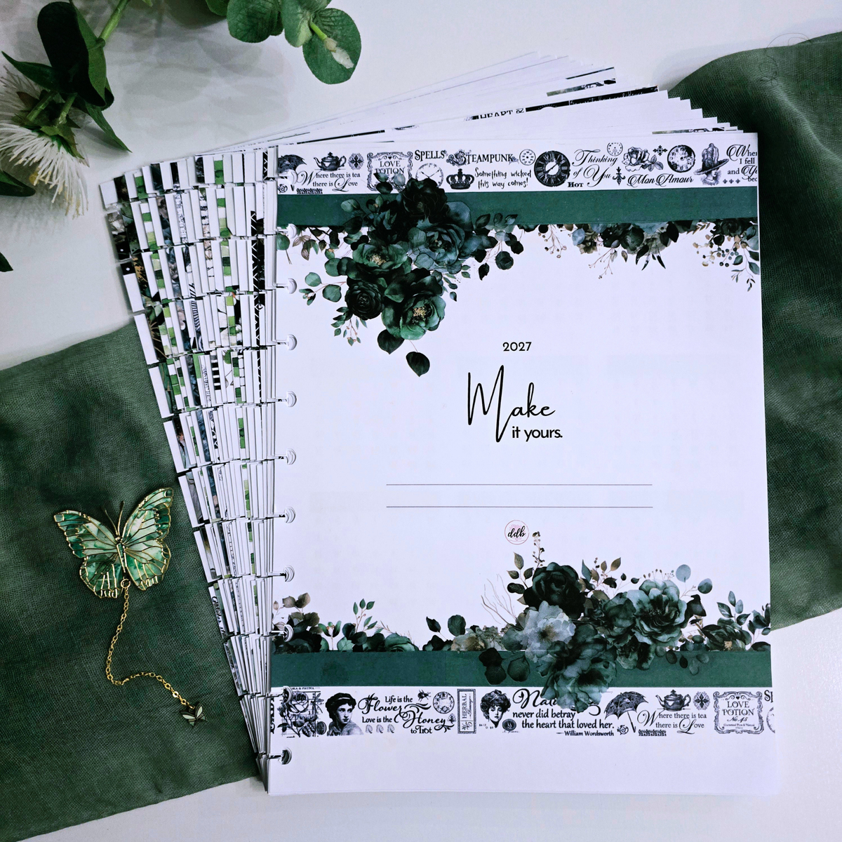 2027 Dated Planner Inserts Only | Arbor Designs