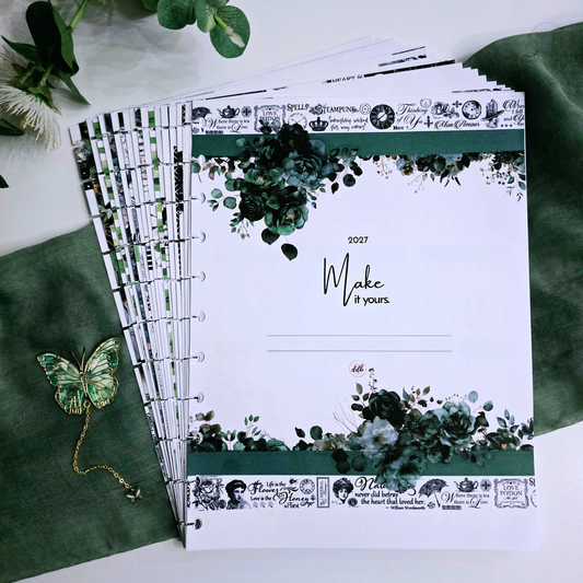 2027 Dated Planner Inserts Only | Arbor Designs