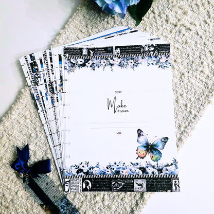 2027 Dated Planner Inserts Only | Azure Blooms