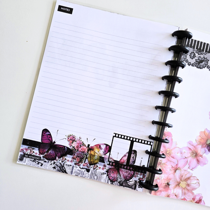 Whisper Dreams 2027 monthly planner notes page