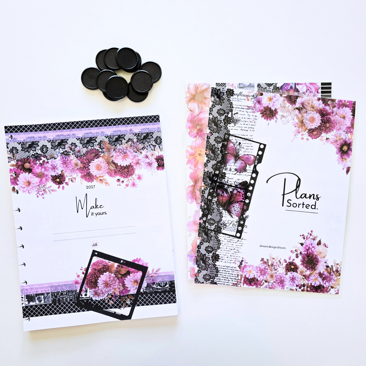 Whisper Dreams 2027 monthly planner contents