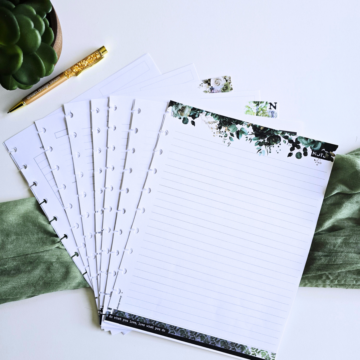 3-Month Undated Weekly Extension Inserts | Arbor Designs