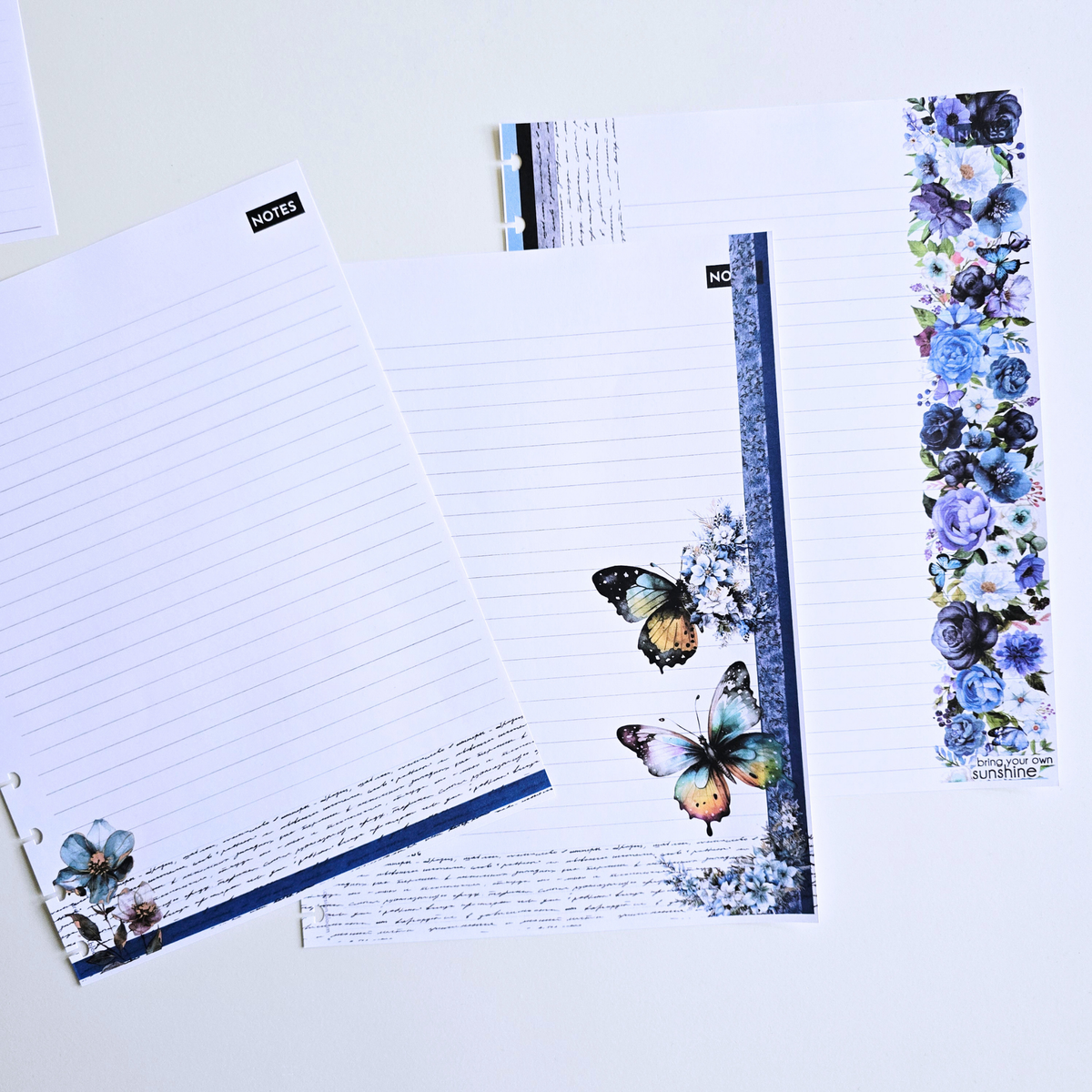 3-Month Undated Weekly Extension Inserts | Azure Blooms