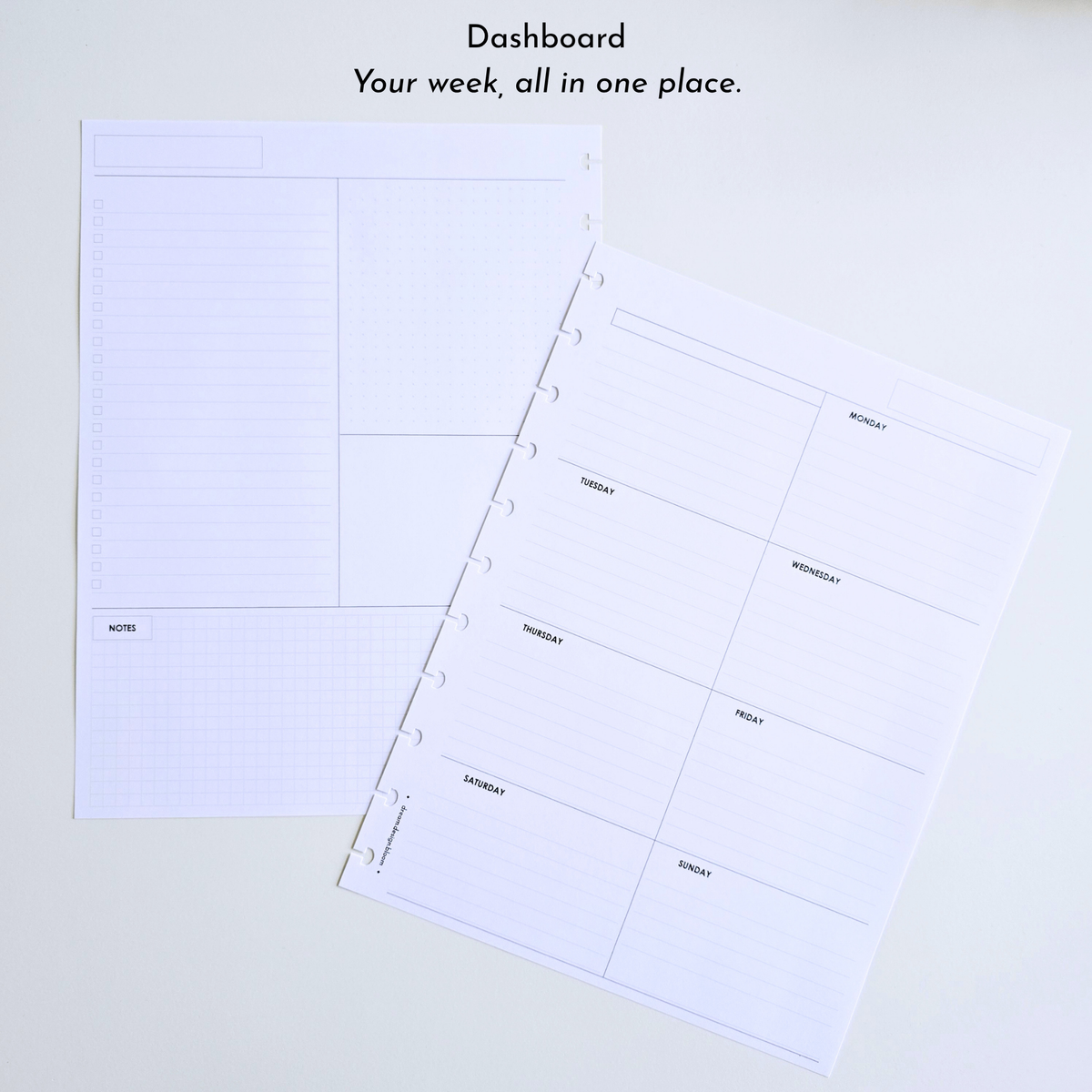 3-Month Undated Weekly Extension Inserts | Azure Blooms