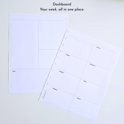 3-Month Undated Weekly Extension Inserts | Azure Blooms