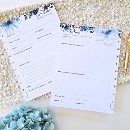 Craft Project Inserts | Azure Blooms