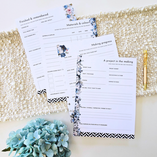 Detailed Project Inserts | Azure Blooms
