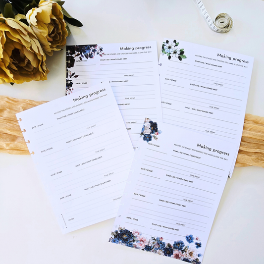 Making Progress Inserts | Arbor Designs