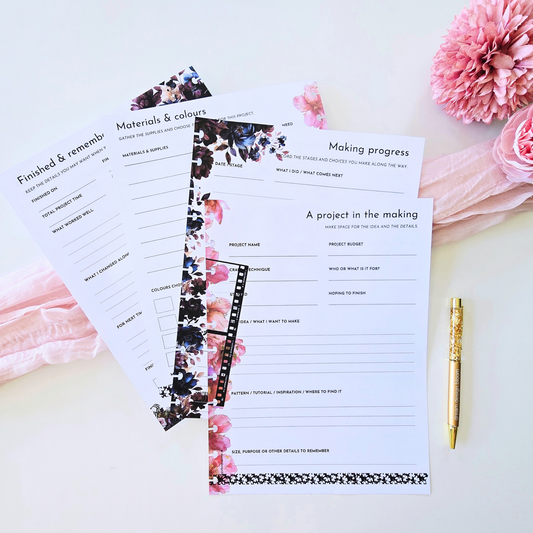 Craft Project Inserts | Whisper Dreams