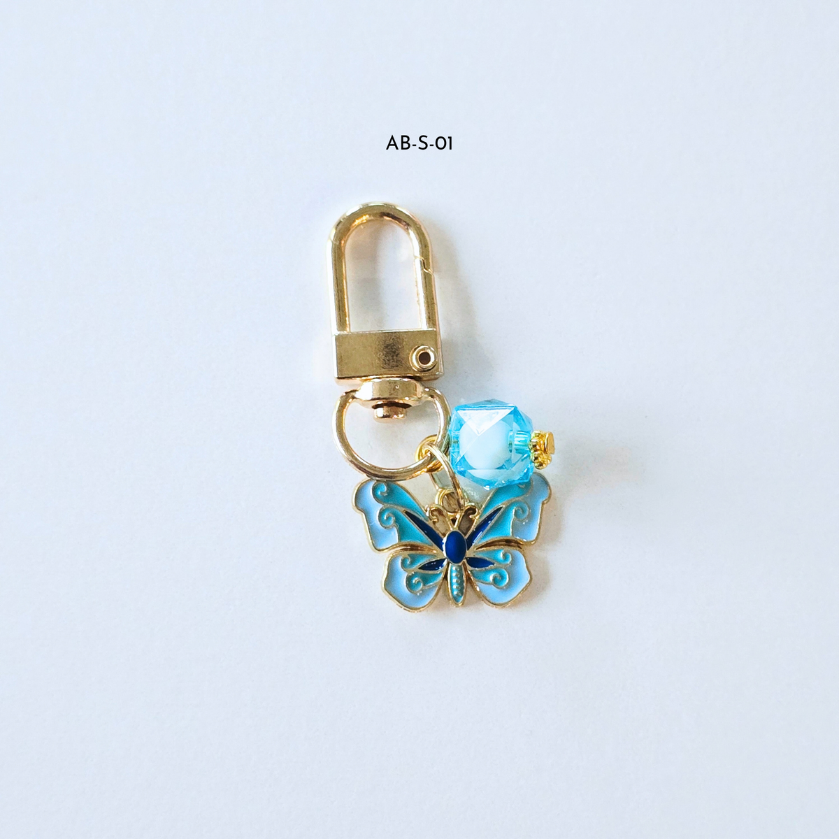 Disc Charm | Azure Blooms