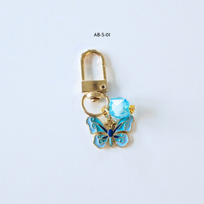 Disc Charm | Azure Blooms