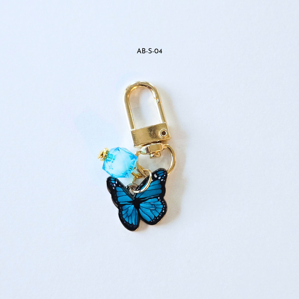 Disc Charm | Azure Blooms