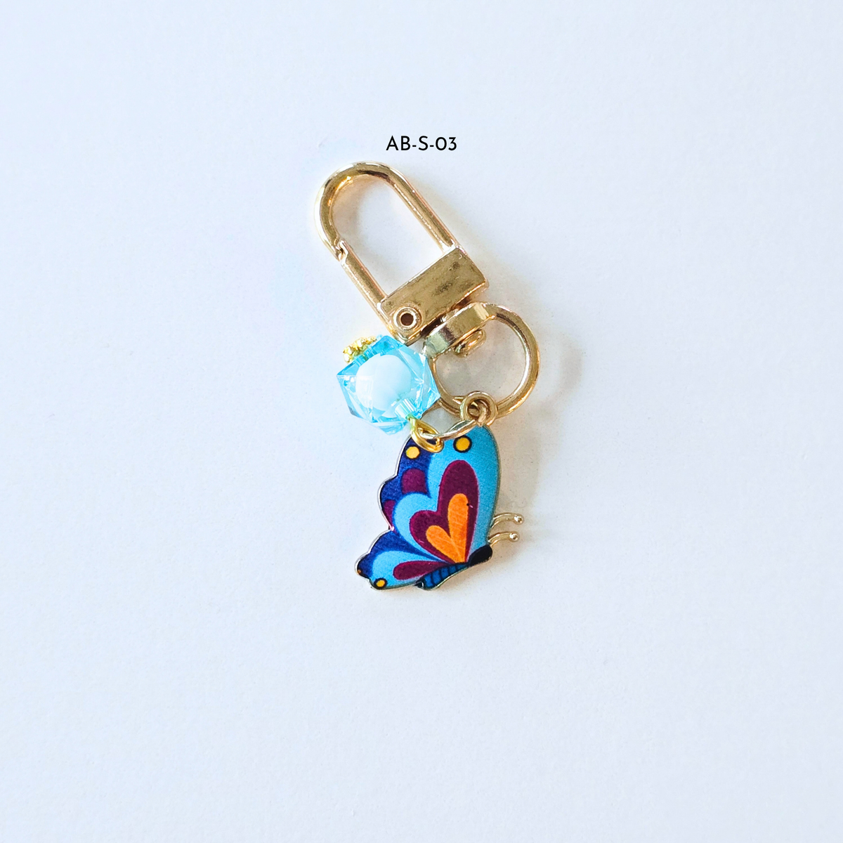 Disc Charm | Azure Blooms