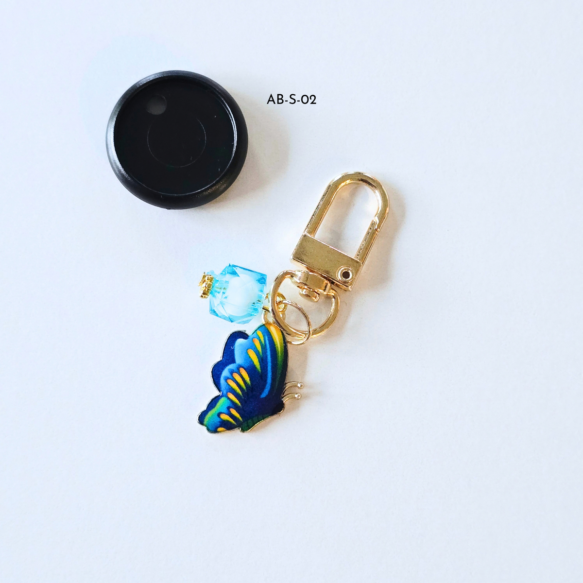 Disc Charm | Azure Blooms