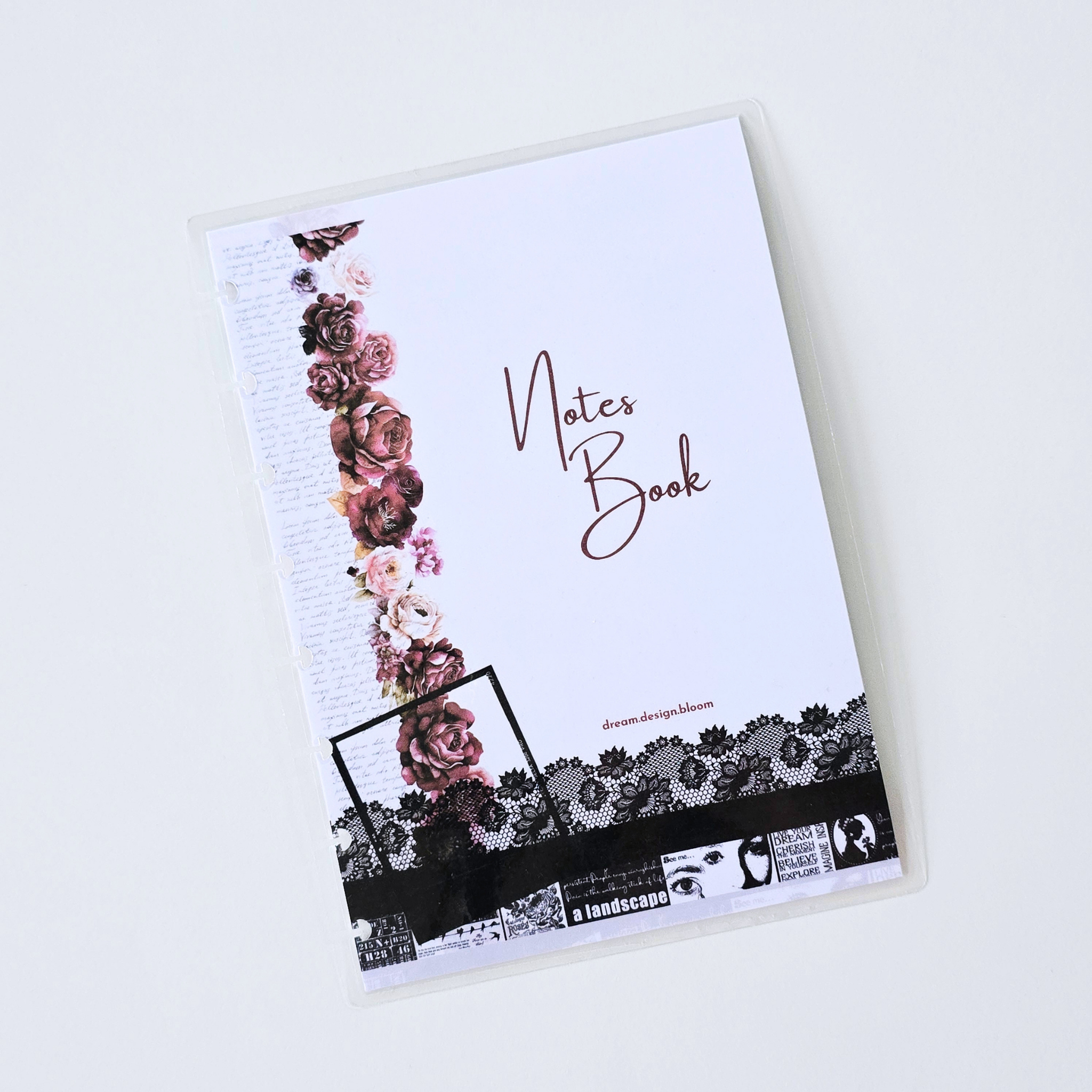 A5 Discbound Notes Book | Whisper Dreams – dream.design.bloom