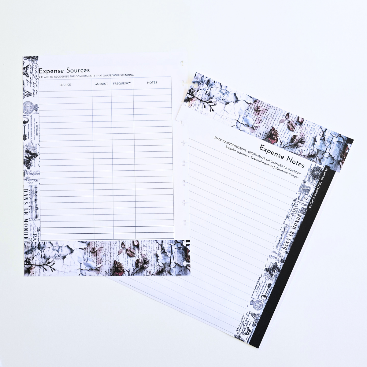 Financial Clarity Core Inserts | Azure Blooms