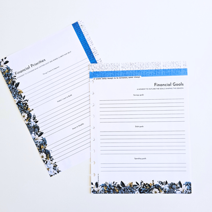 Financial Clarity Core Inserts | Azure Blooms