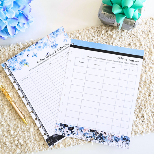 Financial Lifestyle Planning Inserts | Azure Blooms