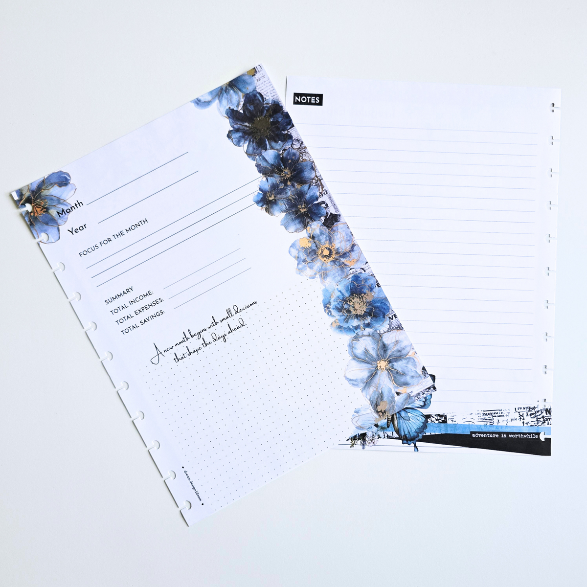 Financial Clarity Core Inserts | Azure Blooms