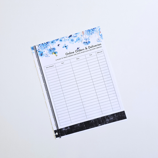 Financial Lifestyle Planning Inserts | Azure Blooms