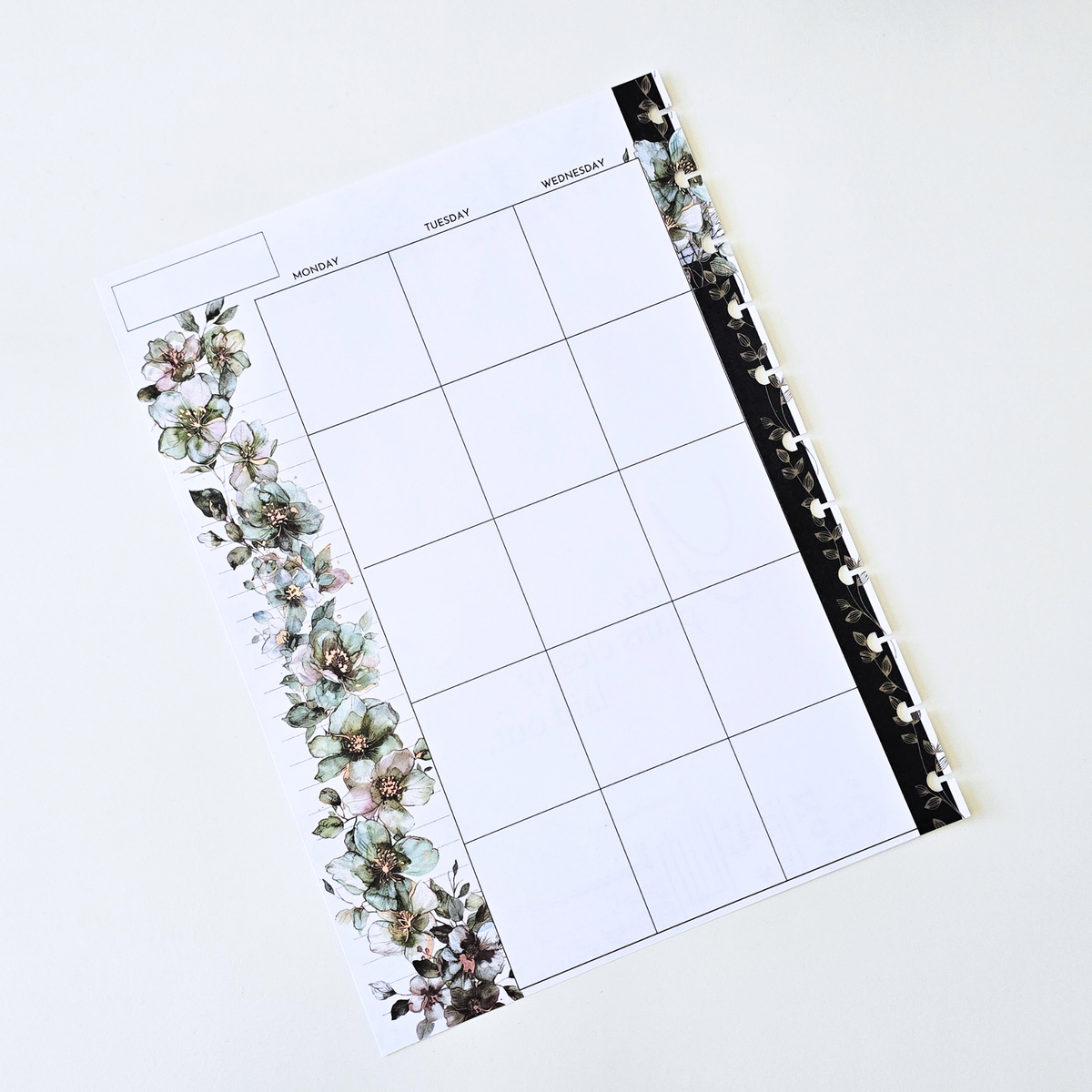 3-Month Undated Discbound Planner Inserts | Arbor Designs