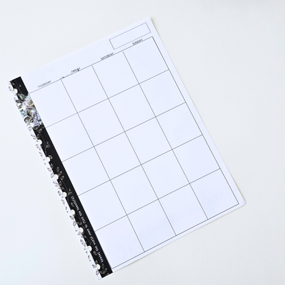 3-Month Undated Discbound Planner Inserts | Arbor Designs